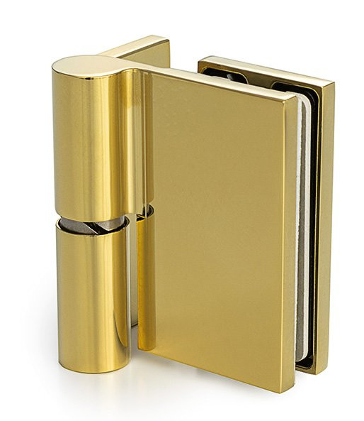 Zvedací závěs levý 90° (zeď - sklo) TGHU90LH leštěná mosaz