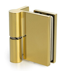 Zvedací závěs levý 90° (zeď - sklo) TGHU90LH leštěná mosaz